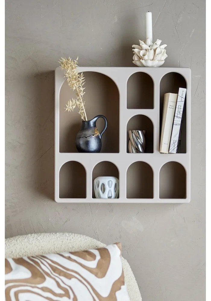 Сиво-бежов на няколко нива стенен рафт 48 cm Graphia – Bloomingville