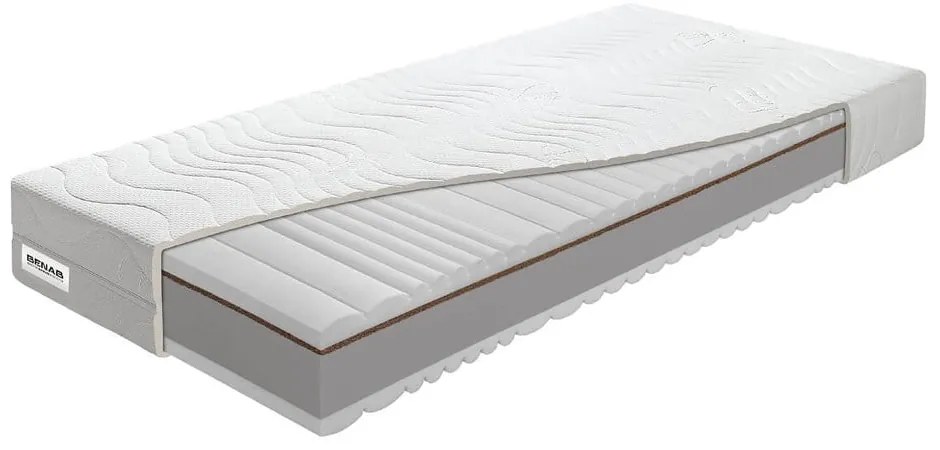 Двустранен матрак от средна/изключително твърда пяна 160x200 cm BonVitality HR - BENAB