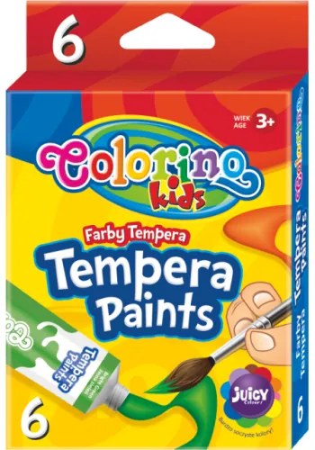 Colorino - Темперни бои 6 цвята туби