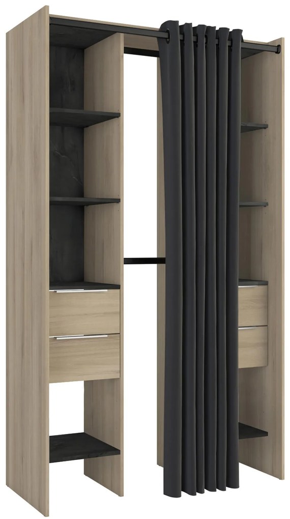 Гардероб Dande-Sonoma - Black