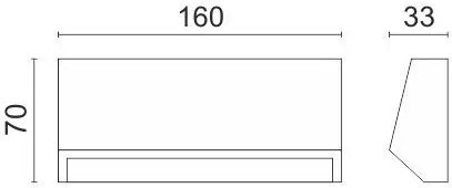 Аплика LED 592-дължина 10 См.