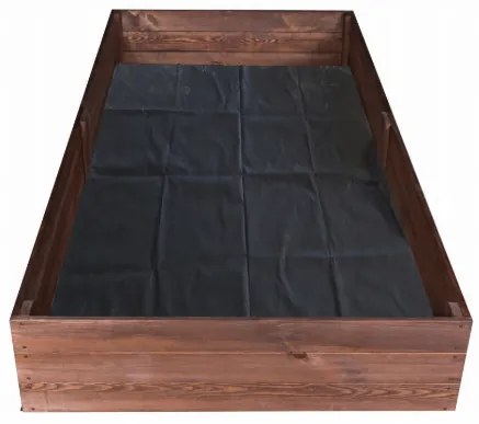 Естествено импрегнирано повдигнато дървено легло 200 x 100 x 27 cm