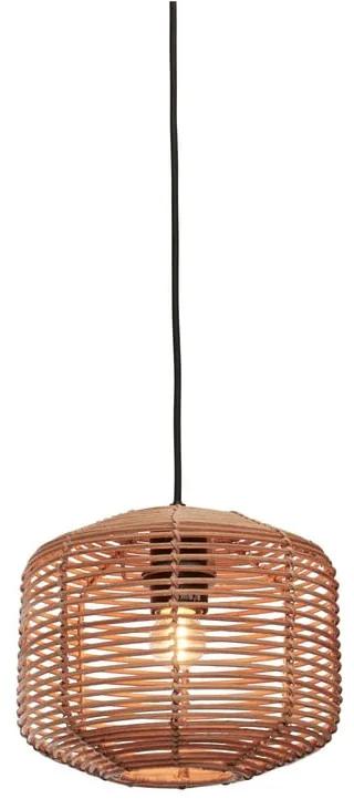 Висяща лампа с абажур от ратан в естествен цвят ø 25 cm Tanami - Good&amp;Mojo