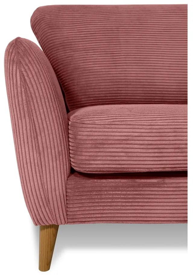 Розово кресло от рипсено кадифе Paris – Scandic