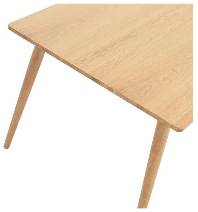 Сгъваема трапезна маса с дъбов плот в естествен цвят 150x90 cm Barrali – Unique Furniture