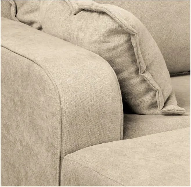 Бежов ъглов диван (ляв ъгъл) Beata - Ropez