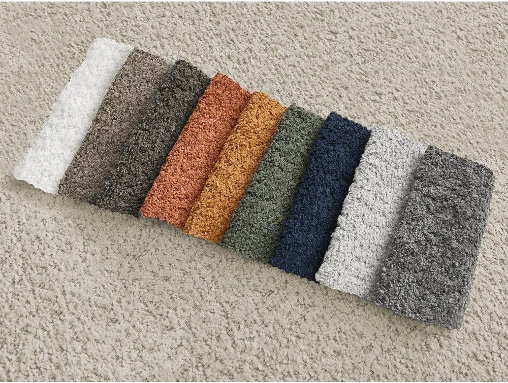 Бежова табуретка от прежда с примки от букле Montaigne – Bobochic Paris