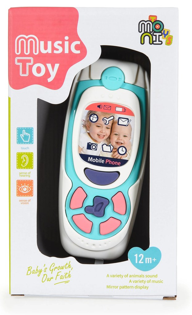 Moni toys  -  Бебешки Телефон с Бутони K999-72B