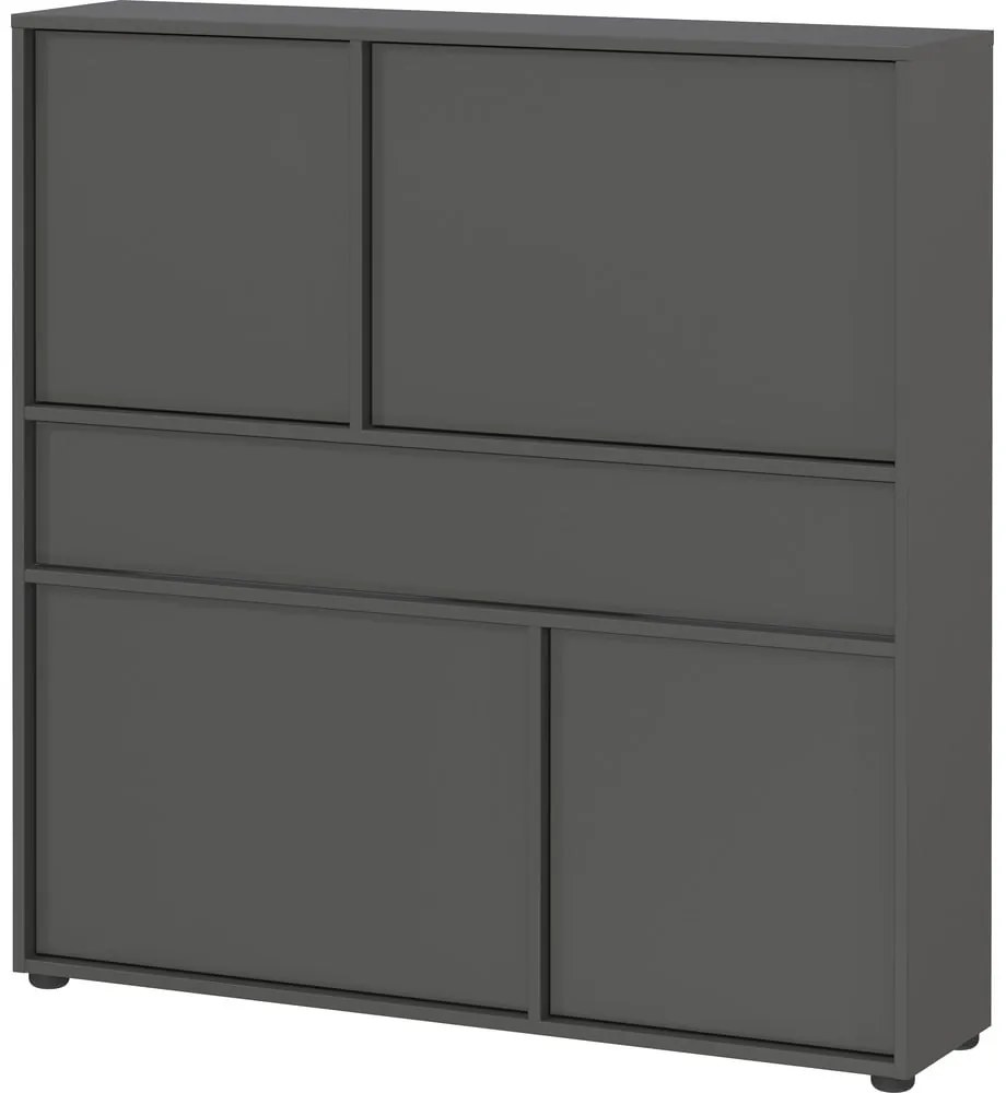 Антрацитно шкафче 105x108x25 cm Ameca 2.0 – Germania