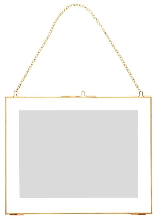 Месингова рамка за снимки Linda, 24 x 30 cm - Hübsch