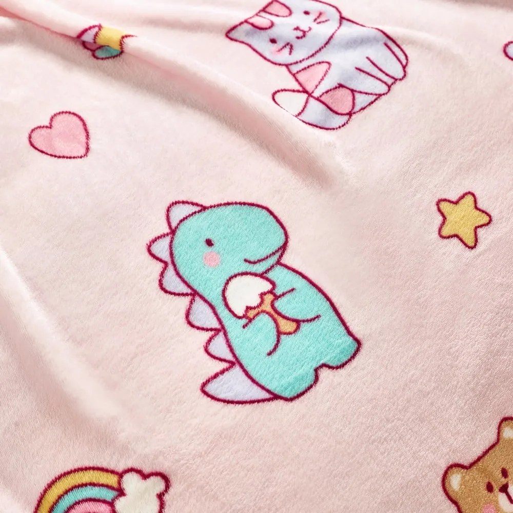 Розово бебешко одеяло от флийс 130x170 cm Forever Together – Catherine Lansfield