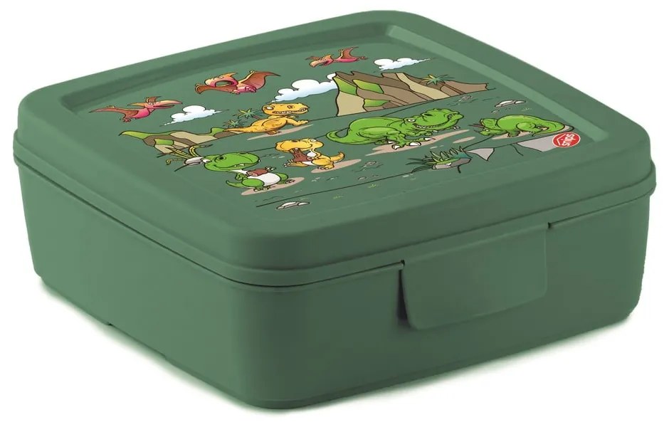 Зелена детска кутия за храна Dinosaur – Snips