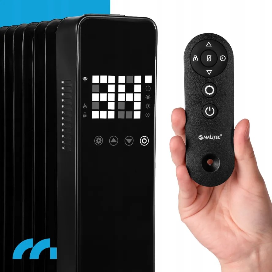 Електрически маслен радиатор MALTEC PROOIL2500WB