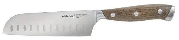 Нож Santoku от неръждаема стомана Heritage - Metaltex