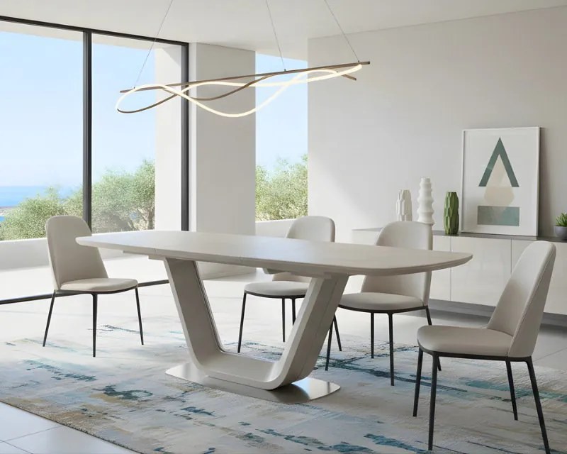 Маса Armani-Сив