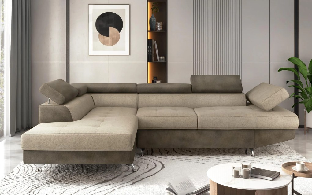 Разтегателен ъглов диван Барк М