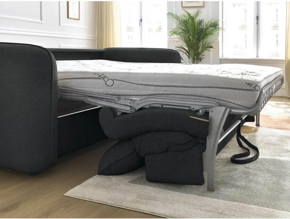 Черен диван 216 cm Achille – Bobochic Paris