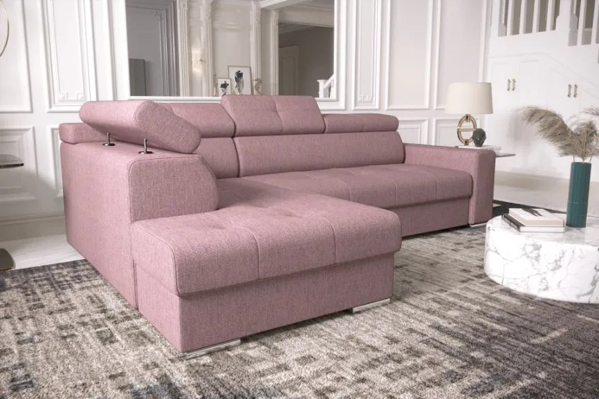 Ъглов диван April-Roz-Left