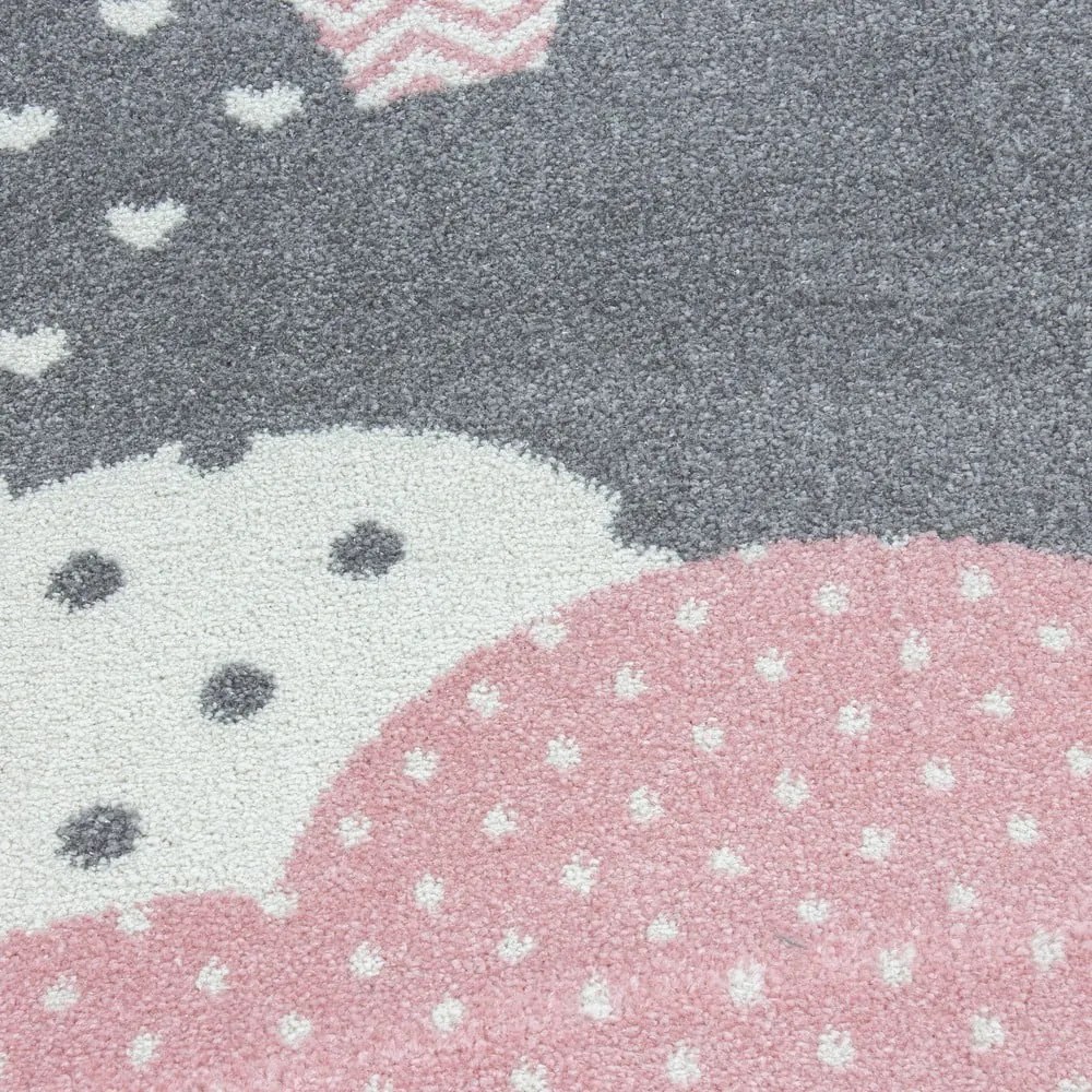 Розово-сив детски килим 160x230 cm Bambi – Ayyildiz Carpets