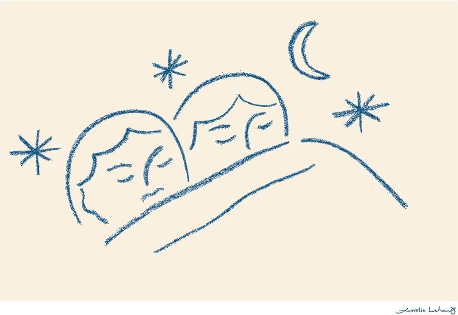 Постер 40x30 cm Slumber – Amélie Lehoux – The Poster Club