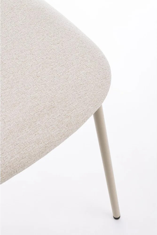 Кафяво-сив тапициран трапезен стол Inka – Yes Everyday