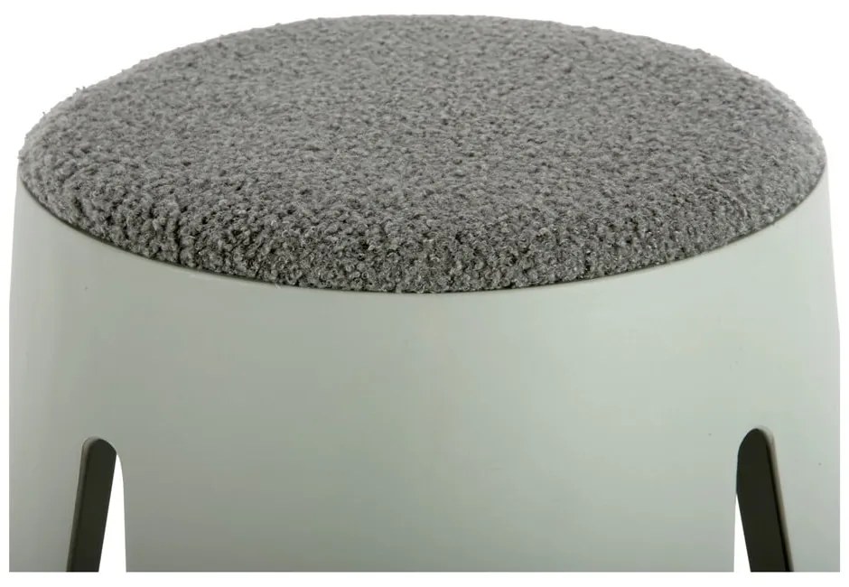 Светлозелена пластмасова табуретка Savor - Leitmotiv