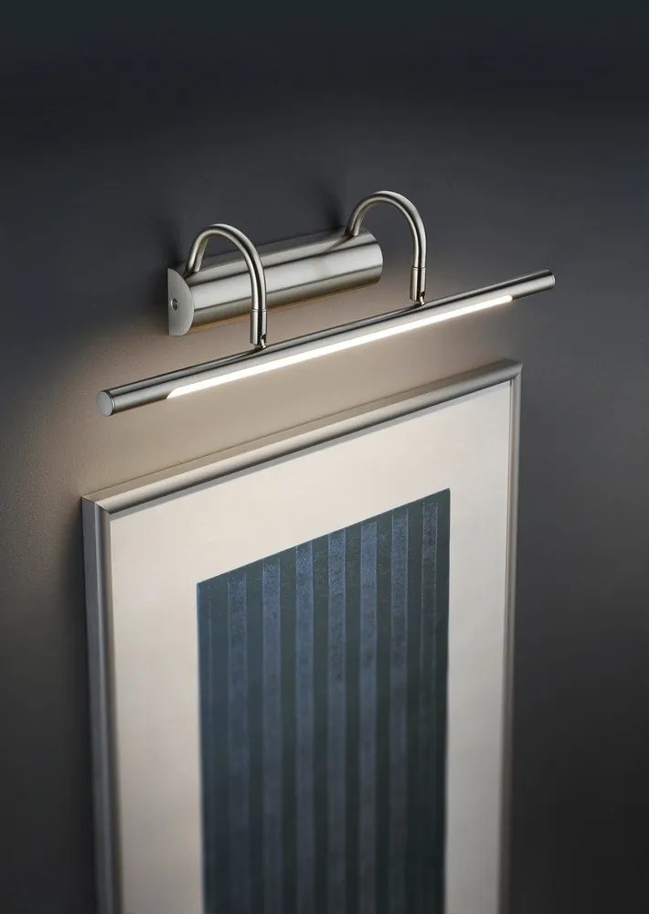 LED стенна лампа в сребрист цвят Cuadro – Trio