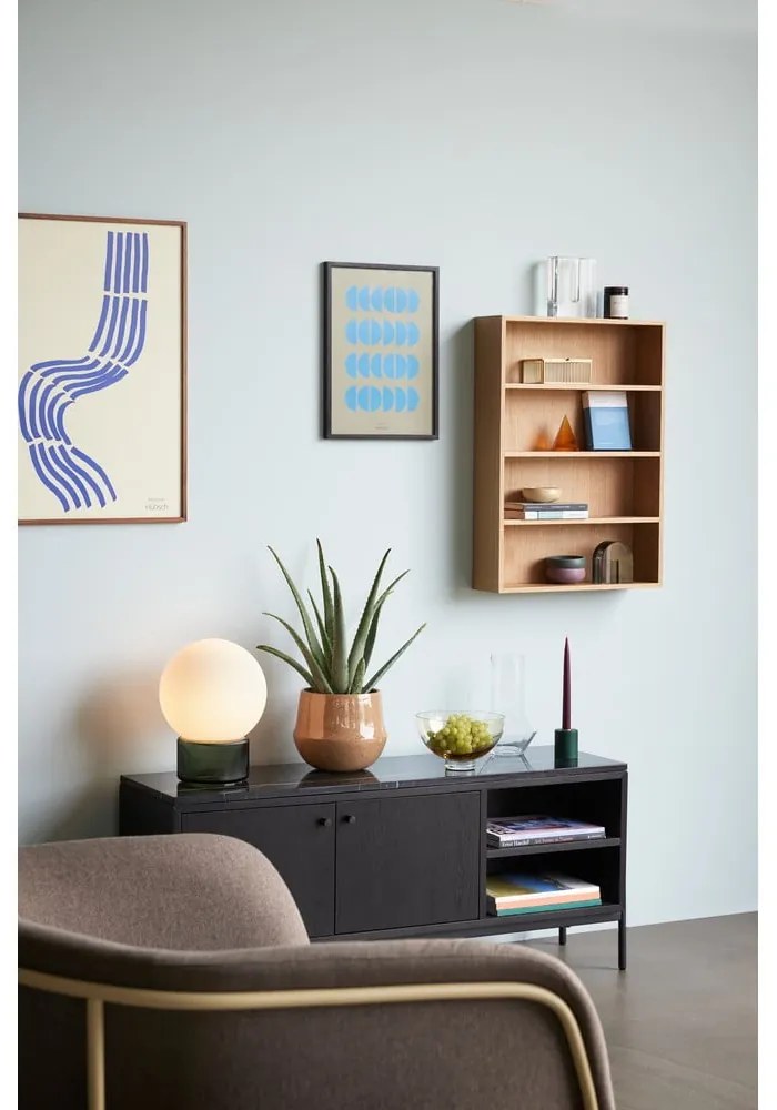 Настолна лампа в бял и зелен цвят (височина 33 cm) Sphere – Hübsch