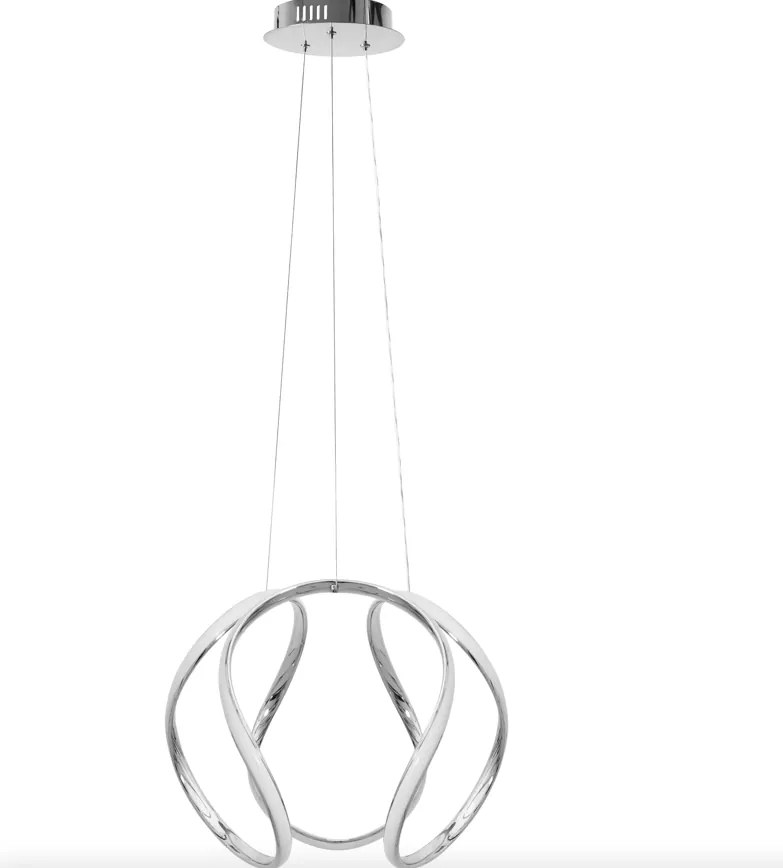 Елегантна модерна LED светлина за таван с дистанционно управление Черен