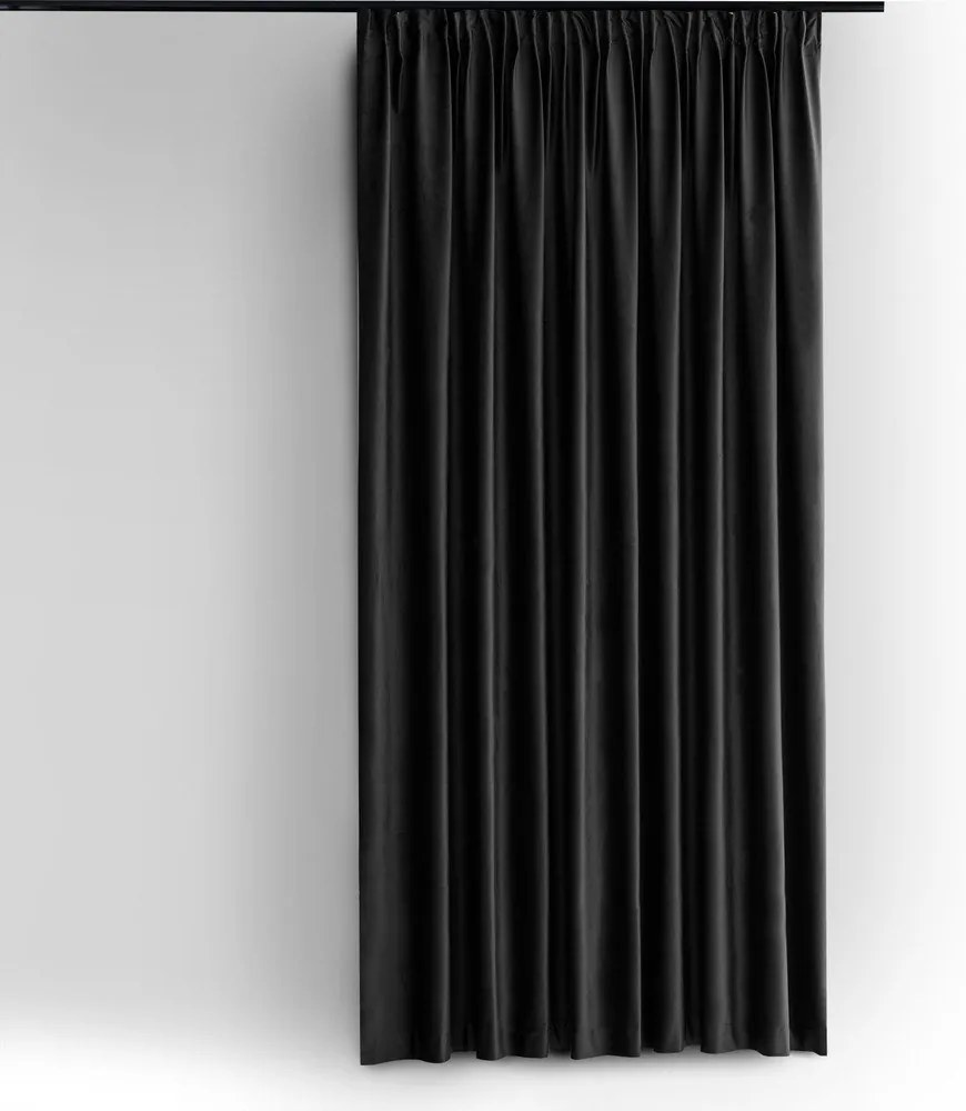 Черна затъмняваща завеса 265x225 cm Velto – Filumi