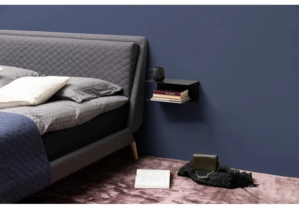 Черен метален рафт Joliet - Actona