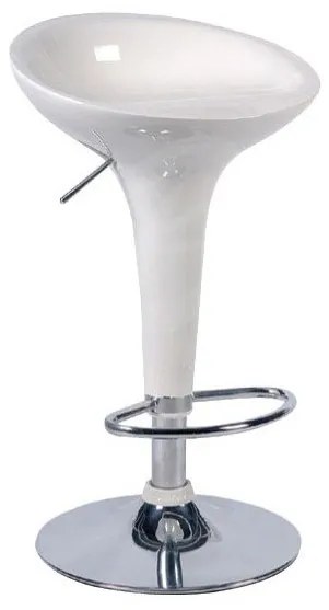 Бар стол H-17 бял