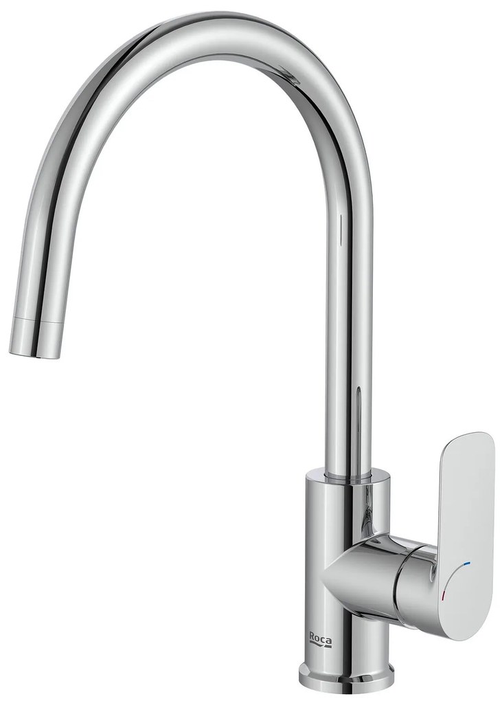 Стоящ смесител за кухня, Roca, A5A846EC00, с въртящ се чучур