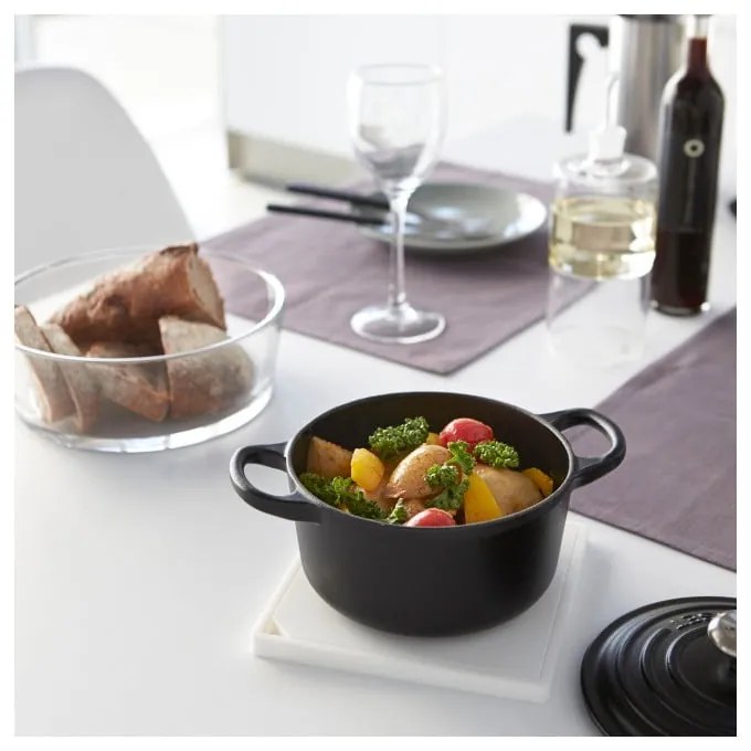 Квадратна бяла подложка за горещ съд Tower - YAMAZAKI