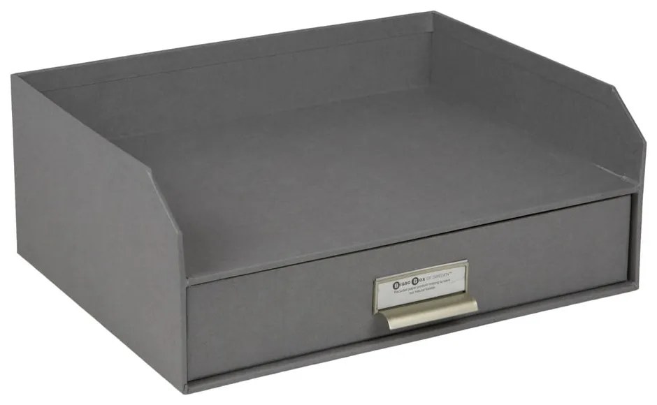 Картонен органайзер за докумнети с чекмедже Walter – Bigso Box of Sweden