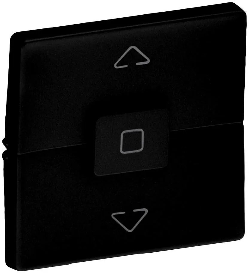 Legrand Лицев панел за ключ/бутон за щори цвят Черен Valena Life  - 756142