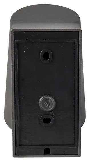 Модерна външна лампа антрацит с LED с датчик за здрач - Uma