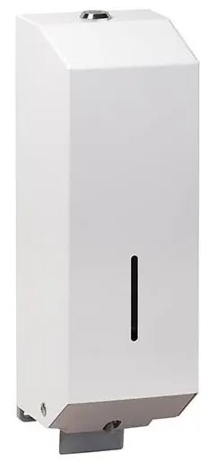 Дозатор за сапун 10x32 см неръждаема стомана/бял