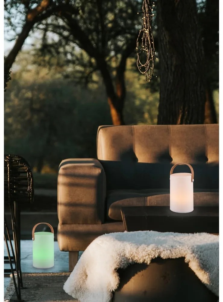 LED външно осветително тяло с дистанционно управление със соларен панел (височина 21 cm) Aruba – Reality