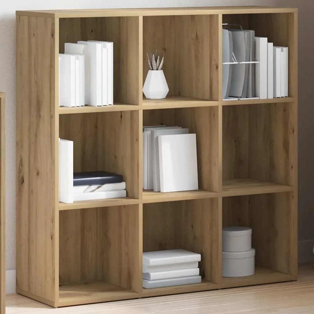 855969 vidaXL Шкаф за книги Artisan Oak 98x29x97,5 cm