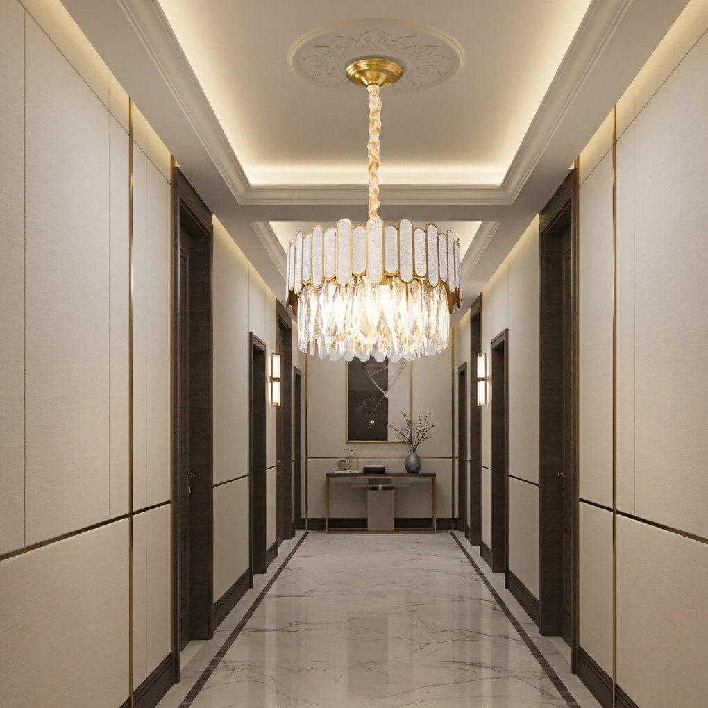 Лампа APP1746-4CP 40 cm Gold