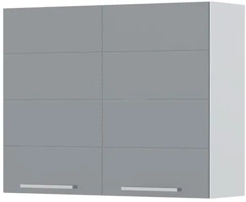 Висящ шкаф Hudson V7-90-2K-White - Gray