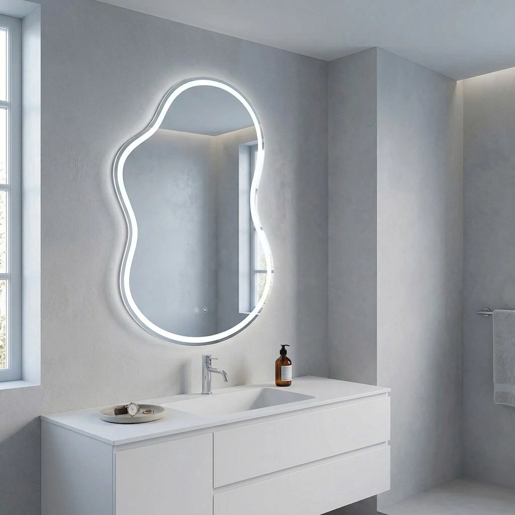 Огледало LED UNO 80x55 cm