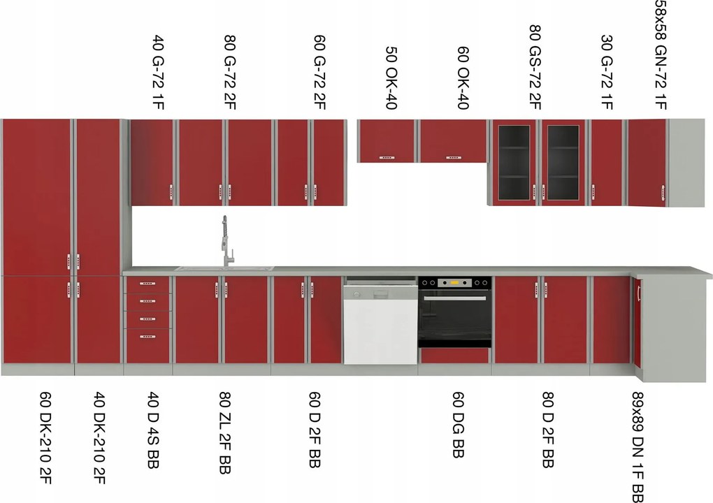 Кухненски състав Velvet