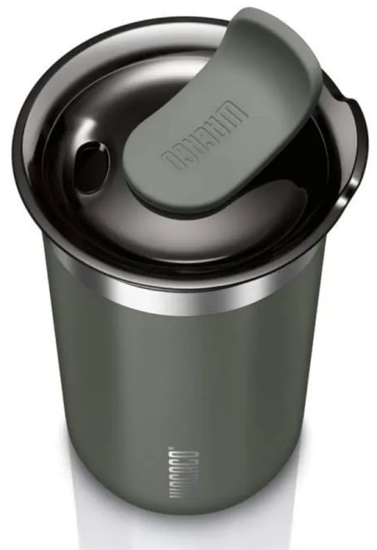 Термо чаша Wacaco Octaroma Lungo Dim Grey, 300ml, Вакуумно изолирана, Двойни стени, Без BPA, Сив