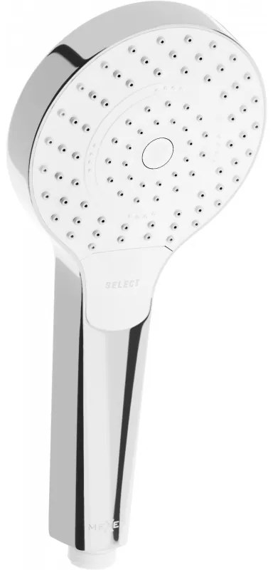 Mexen R-05 ръкохватка за душ 3-функционална, хром/бяла - 79505-00