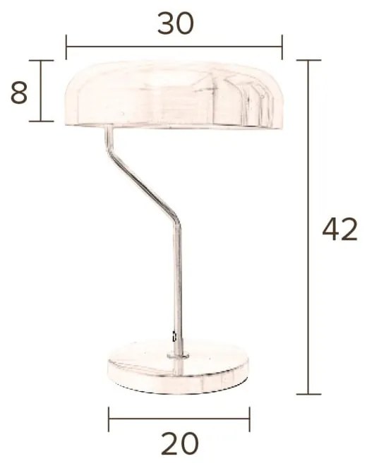 Месингова настолна лампа Eclipse - Dutchbone