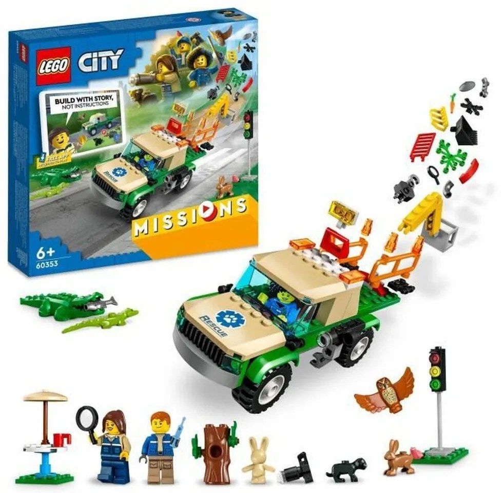 Playset Lego City 60353 Wild Animal Rescue Missions (246  Части)