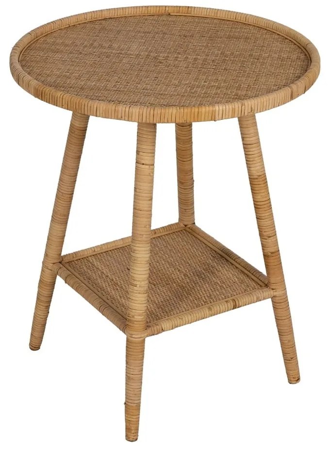 Ратанова кръгла странична масичка ø 60 cm – Ixia