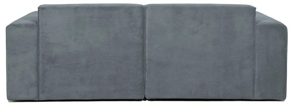 Сив диван от рипсено кадифе 202 cm Sting – Scandic